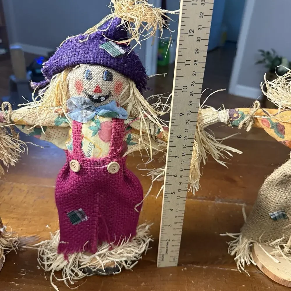 Set Of 4 Scarecrow Decoration Fall Decor Autumn Decorations Halloween Decoration